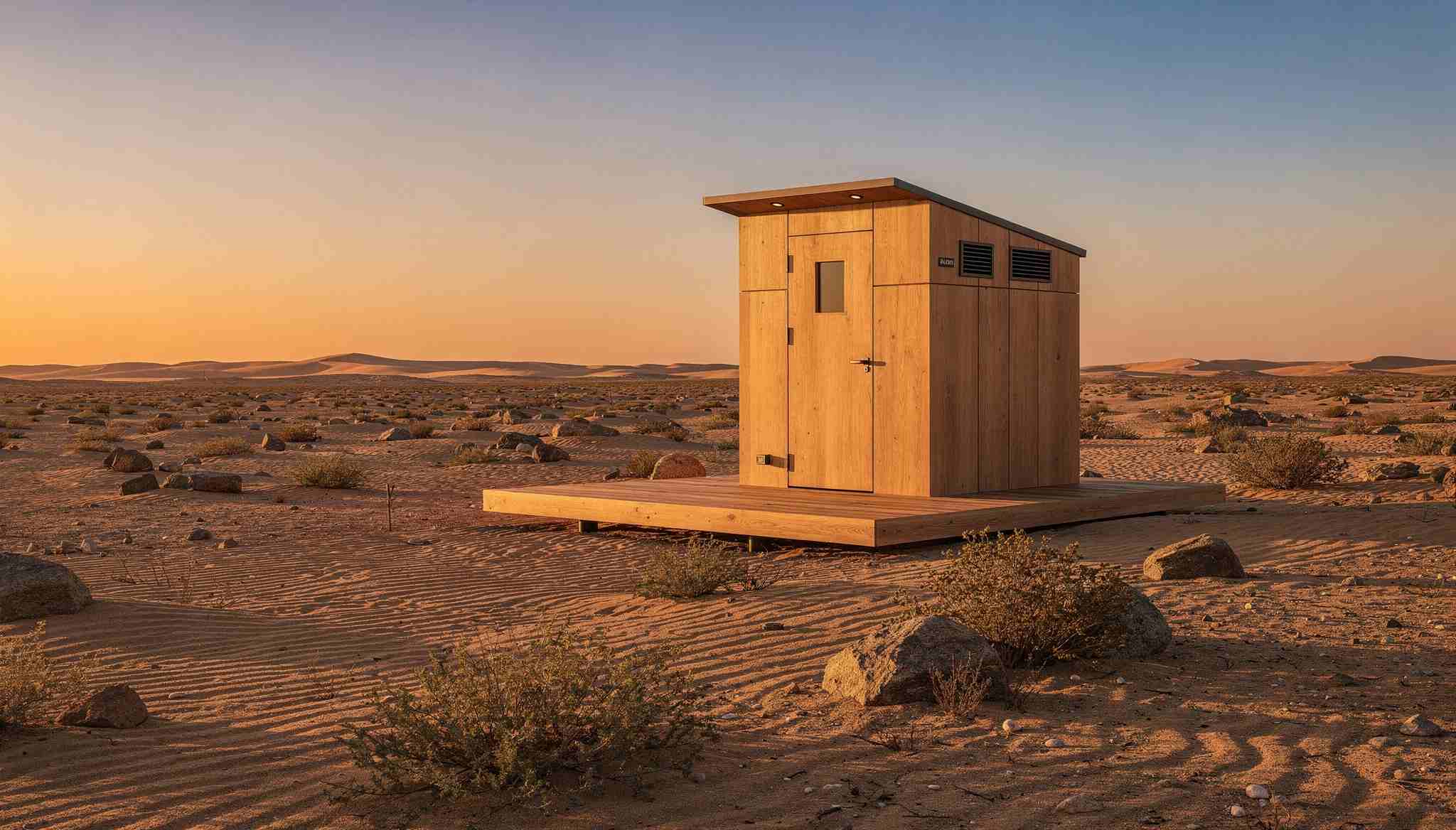 בניית שירותים אקולוגיים